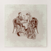 koffie en liefde legpuzzel (Verticaal)