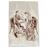 koffie en liefde medium cadeauzakje (Voorkant)