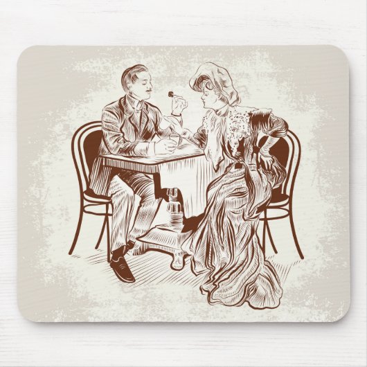 koffie en liefde muismat (Voorkant)