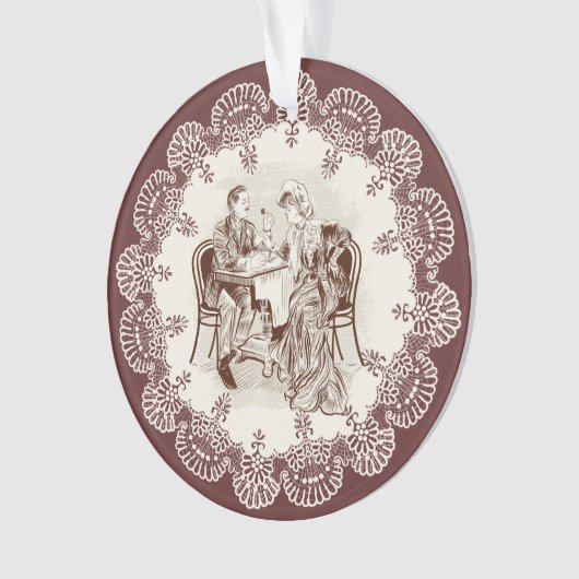 koffie en liefde ornament (voorkant)