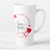 Koffie en Liefde Perfecte Mix  Latte Mok (Rechts)