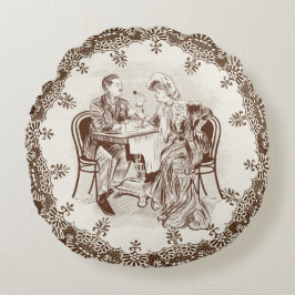 koffie en liefde rond kussen