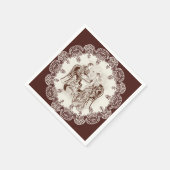 koffie en liefde servet (Hoek)