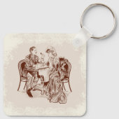 koffie en liefde sleutelhanger (Achterkant)