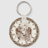 koffie en liefde sleutelhanger (Achterkant)