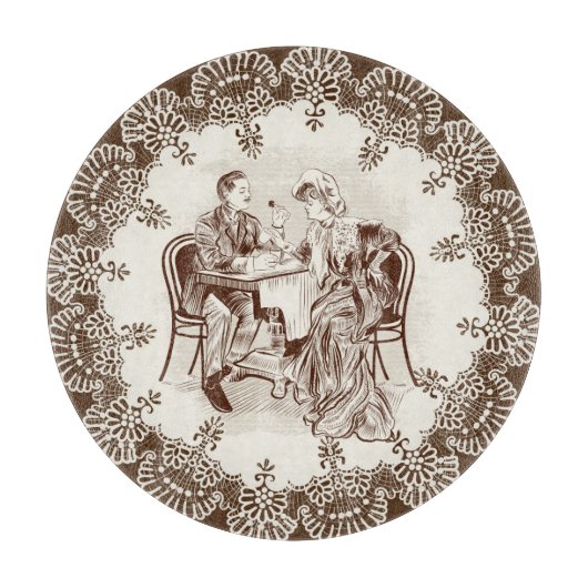 koffie en liefde snijplank (Voorkant)