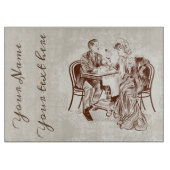 koffie en liefde snijplank (Voorkant)