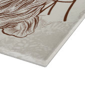 koffie en liefde snijplank (Hoek)