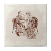 koffie en liefde tegeltje (Voorkant)