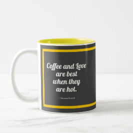 Koffie en Liefde Tweekleurige Koffiemok