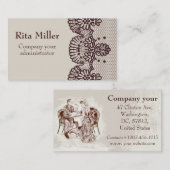 koffie en liefde visitekaartje (Voorkant / Achterkant)