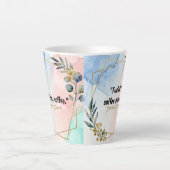 koffie en liefdesmokkop latte mok (Voorkant)