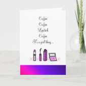 Koffie en Lippenstift Aankondiging (Voorkant)