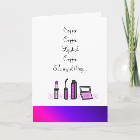 Koffie en Lippenstift Aankondiging (Voorkant)