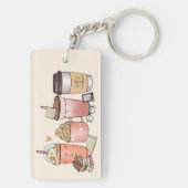 Koffie en Literatuur Sleutelhanger (achterkant)