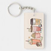 Koffie en Literatuur Sleutelhanger (Voorkant)