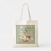 Koffie en margriet tote bag (Achterkant)