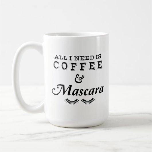 Koffie en Mascara Koffiemok (Links)