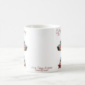 Koffie en Mijn Doberman schattig / personaliseer M Koffiemok (Center)