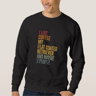 Koffie en mijn platte beklede rugleuning 3 persone trui
