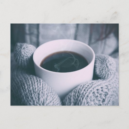 Koffie en mitt briefkaart (Voorkant)