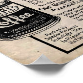 koffie en MJB koffie verkoop afdrukken Poster (Hoek)