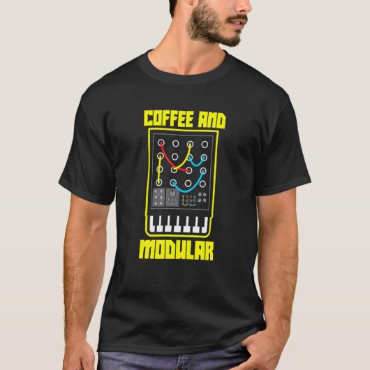 Koffie- en modulair levenssyndroom t-shirt (Voorkant)