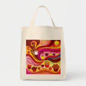 Koffie en Muffins Patroon Tote Bag (Voorkant)