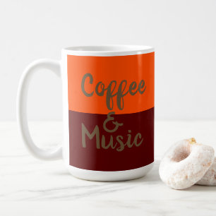Koffie en muziek koffiemok