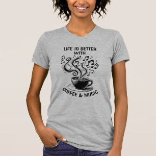 Koffie en Muziek T-shirt