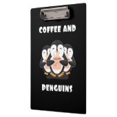 Koffie en pinguïns klembord (Links)