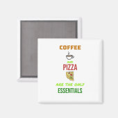 Koffie en Pizza Magneet (Voorkant / Achterkant)