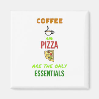 Koffie en Pizza Magneet