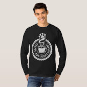 Koffie en Pommeren T-shirt (Voorkant volledig)