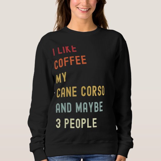 Koffie en raket trui (Voorkant)