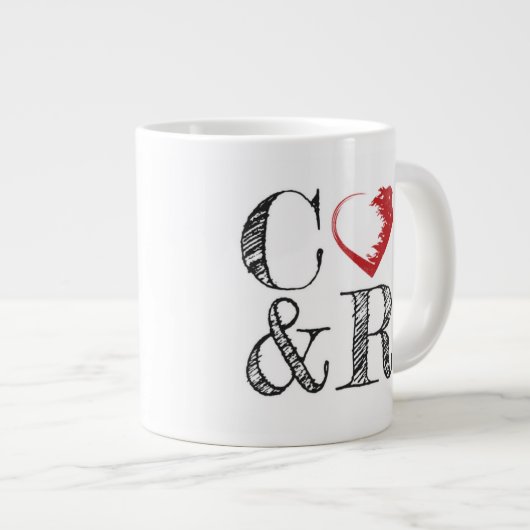 Koffie en revolutie grote Mok (Voorkant rechts)