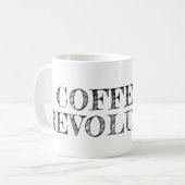 Koffie en revolutie Logo Mok (Voorkant links)