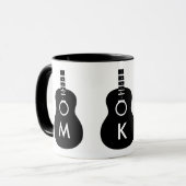 Koffie en rol, gepersonaliseerd mok (Voorkant links)