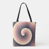 Koffie en room Whirlwind Tote Bag (Achterkant)