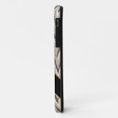 Koffie- en Sage-iKat ZigZag-patroon Case-Mate iPhone Case (Achterkant/links)