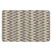 Koffie- en Sage-iKat ZigZag-patroon Magneet (Horizontaal)