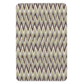 Koffie- en Sage-iKat ZigZag-patroon Magneet (Verticaal)