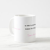 Koffie en scheiding koffiemok (Voorkant links)