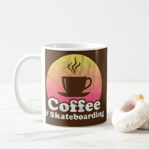 Koffie en skateboarden koffiemok