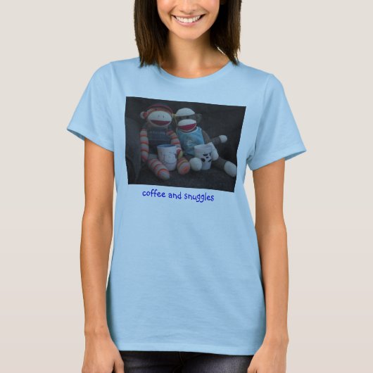 Koffie en smokkel t-shirt (Voorkant)