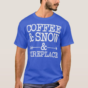 Koffie en sneeuw en vervanging t-shirt