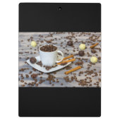 Koffie en specerijen klembord (Achterkant)