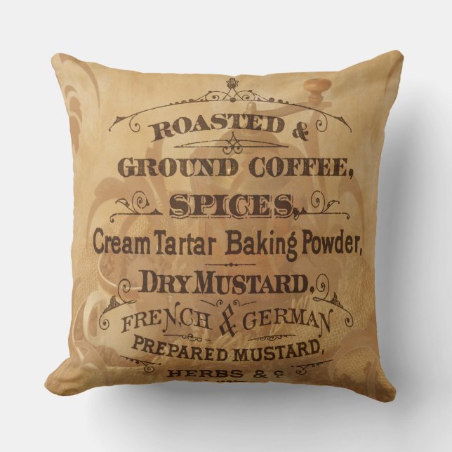  koffie en specerijen Robuust en stijlvol Kussen (Voorkant)
