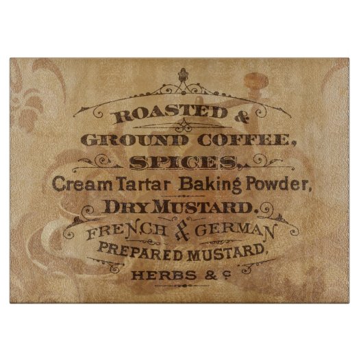  koffie en specerijen Robuust en stijlvol Snijplank (Voorkant)