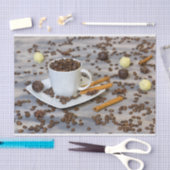 Koffie en specerijen tissuepapier (Craft)